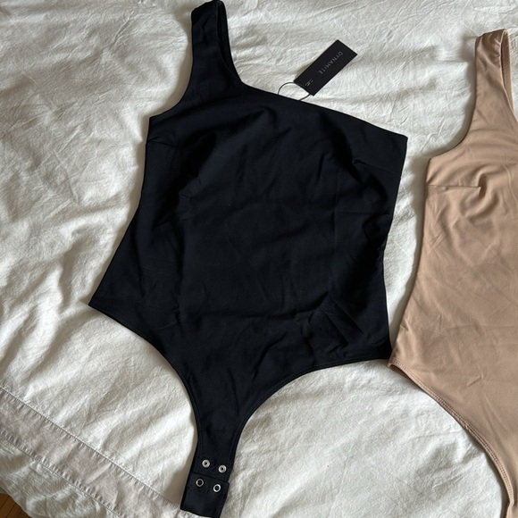 One Shoulder Bodysuits - Picture 2 of 4